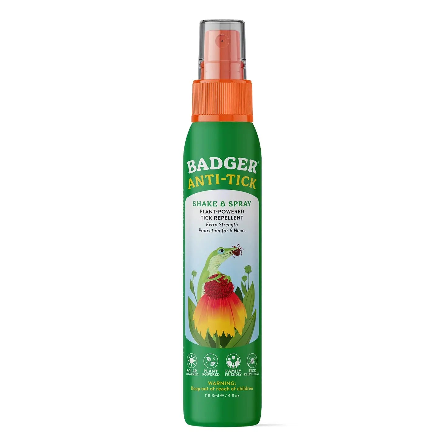 Badger Tick Spray, All Natural Tick Repellent