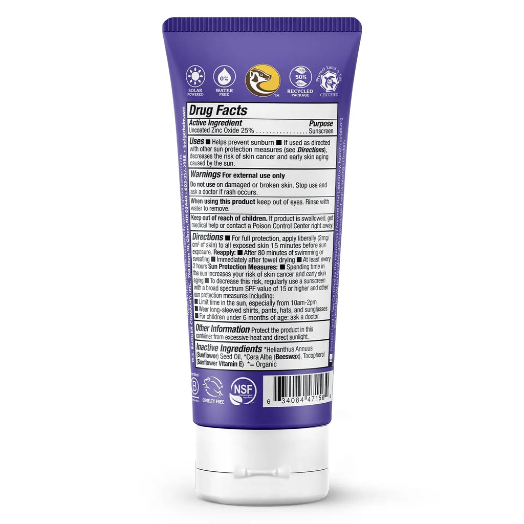 Badger Mineral Sunscreen Cream Spf 50