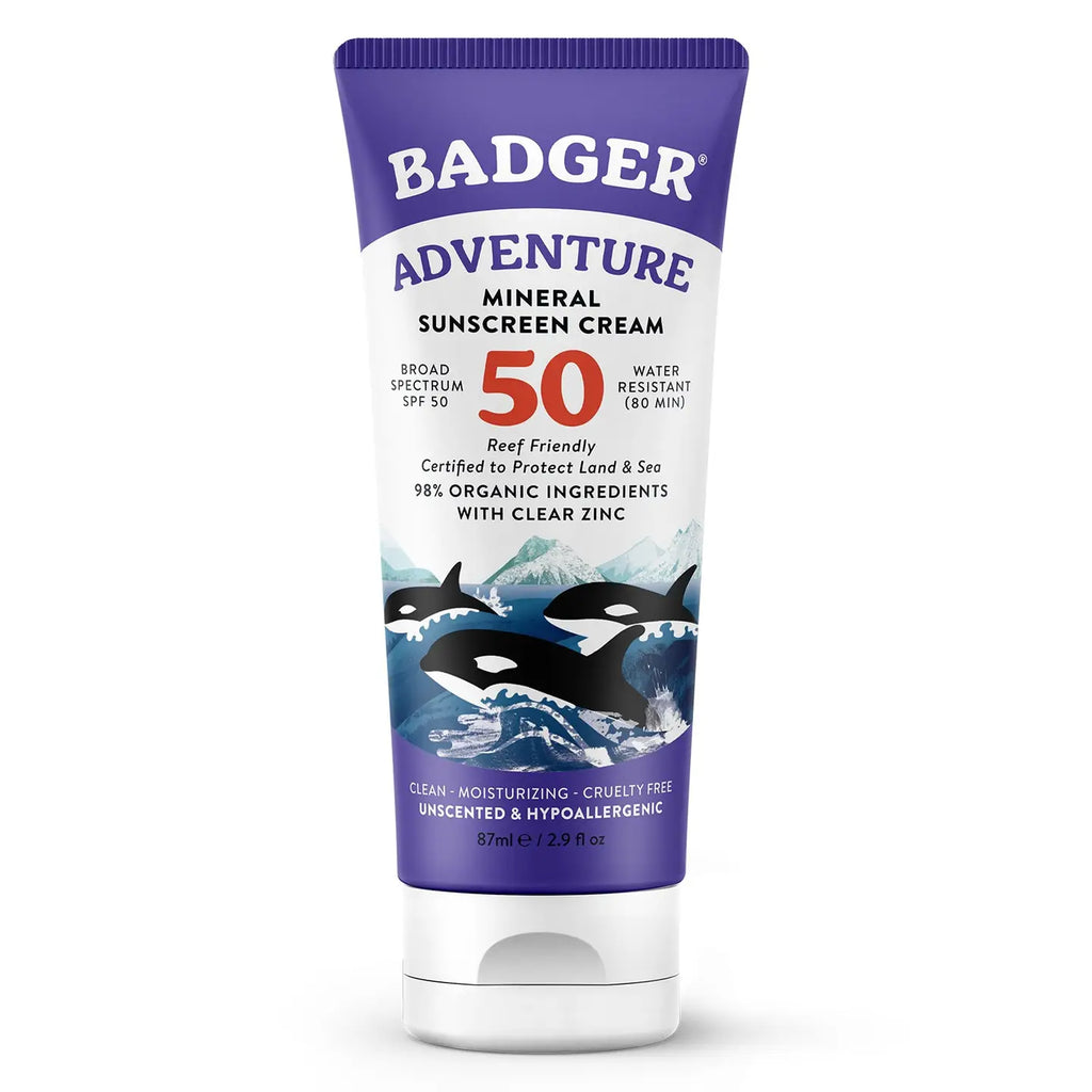 Badger Mineral Sunscreen Cream Spf 50