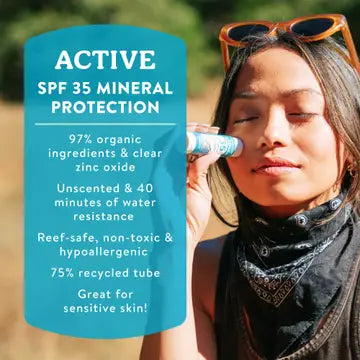 Badger Mineral Sunscreen Face Stick Spf 35