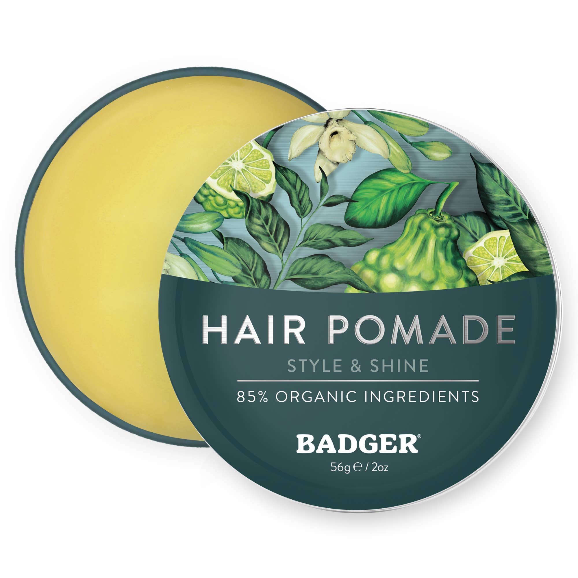 Badger Hair Pomade, Nourishes Hair & Scalp, Medium Hold