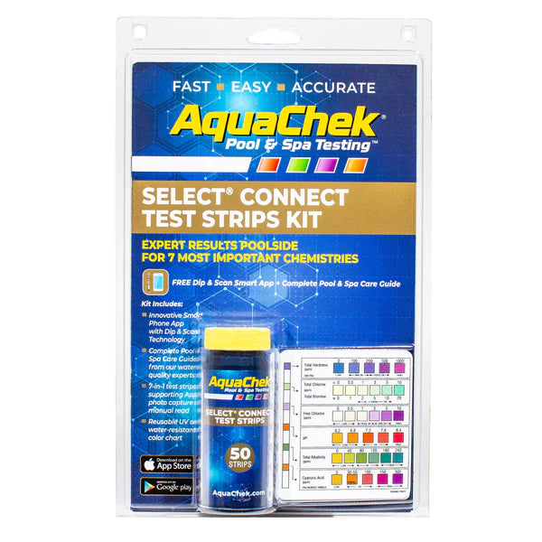 AquaChek Pool & Spa Testing Select Connect Test Strips Kit