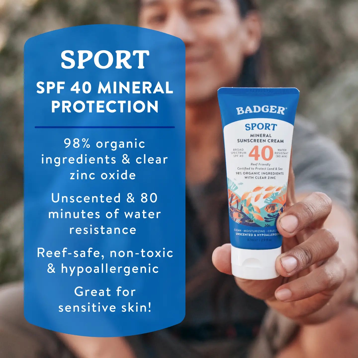 Badger Mineral Sunscreen Spf 40