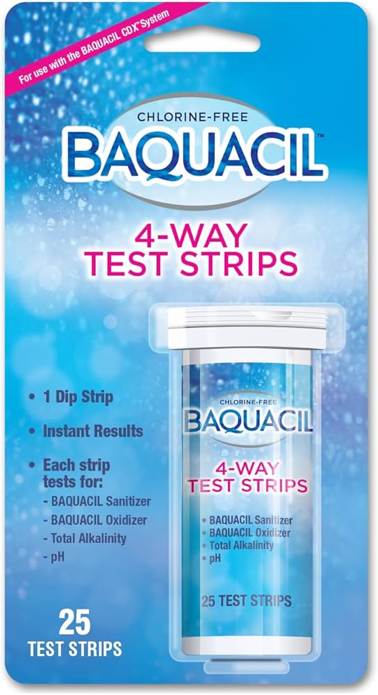 Baquacil 4-Way Test Strips