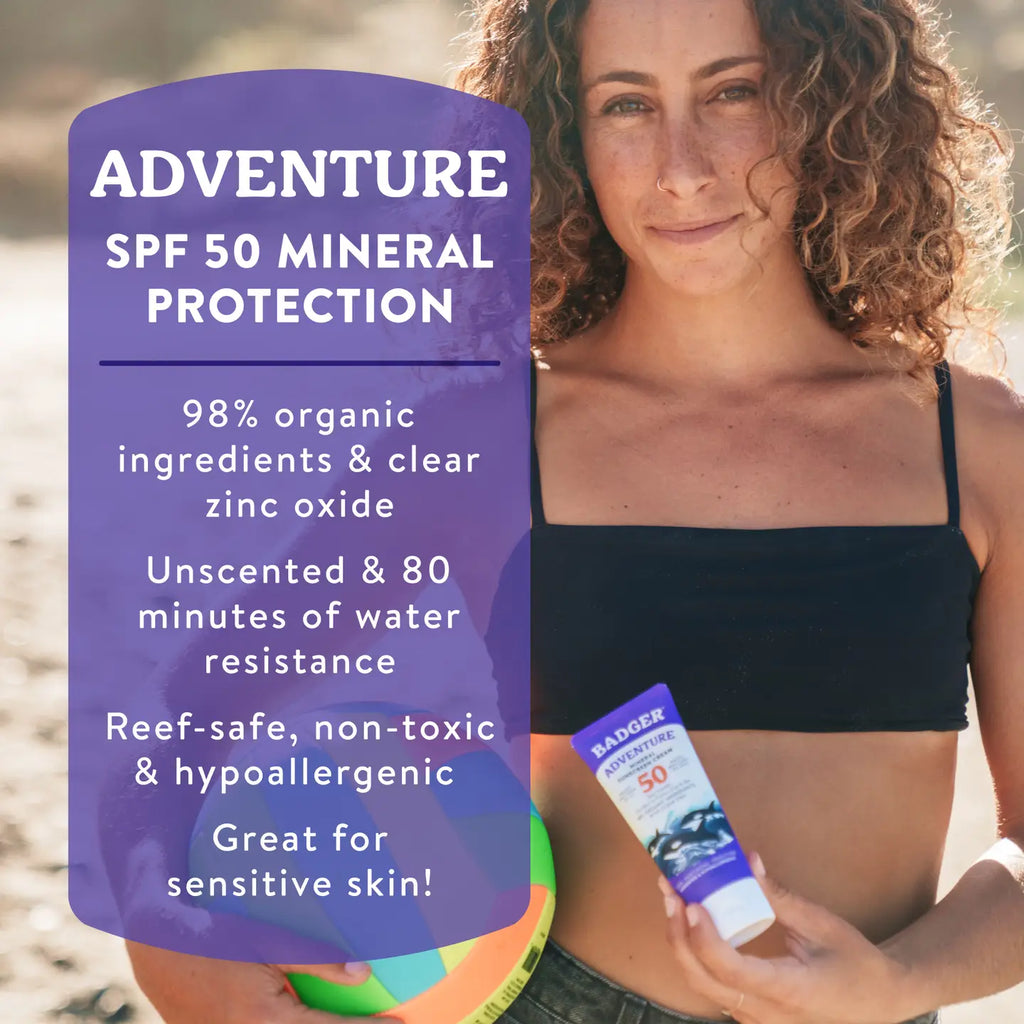 Badger Mineral Sunscreen Cream Spf 50