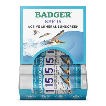 Badger Mineral Sunscreen Lip Balm Spf 15