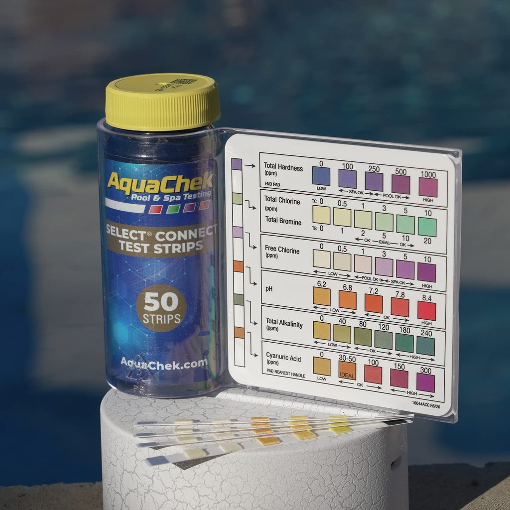 AquaChek Pool & Spa Testing Select Connect Test Strips Kit
