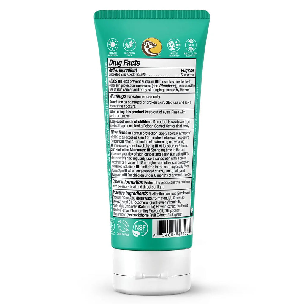 Badger Mineral Baby Sunscreen Cream Spf 40