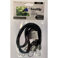 EasyKlip 8" Black Loop Bungee 4pk
