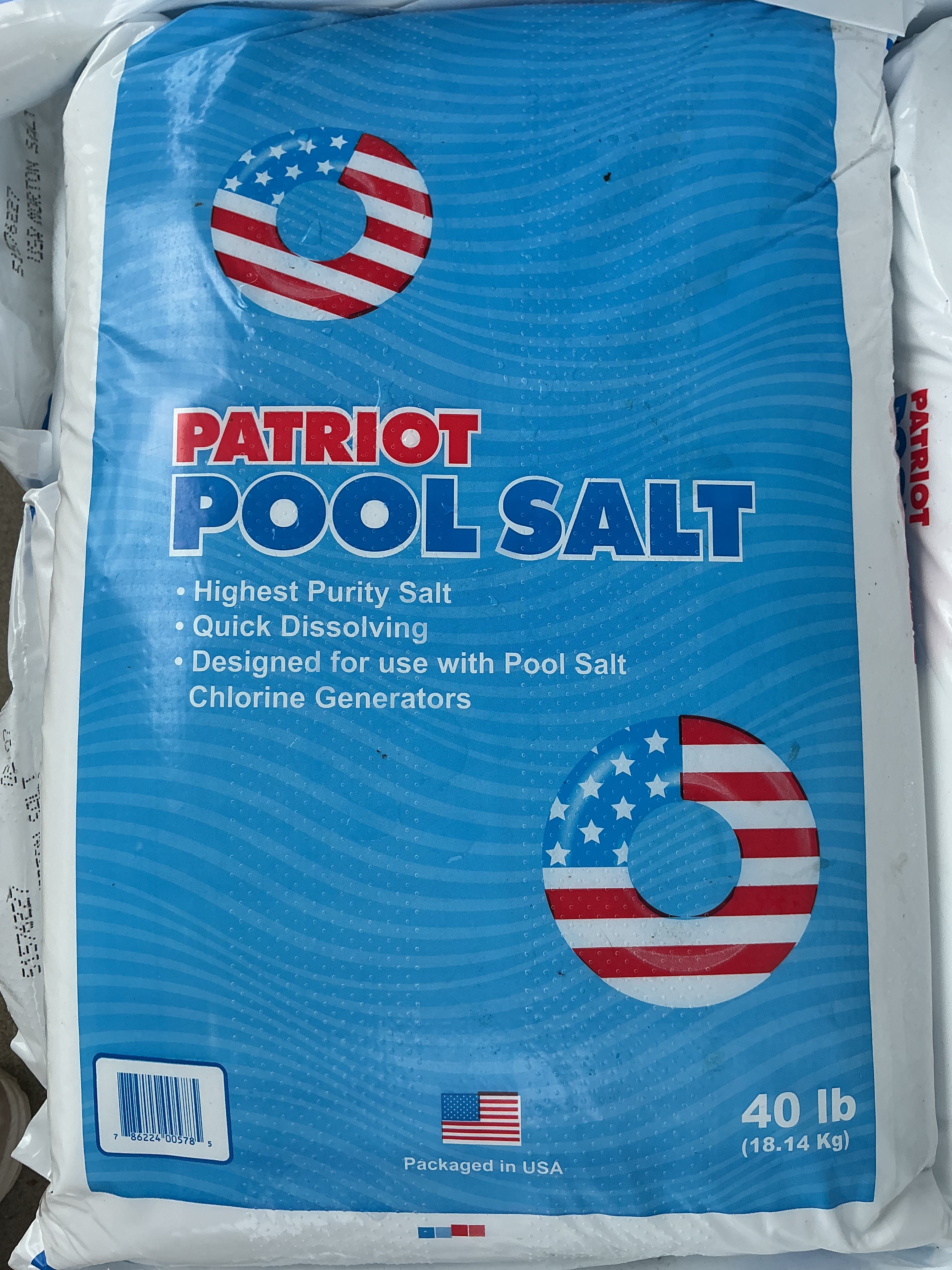 Splash Pool Salt - 40 Lb Bag