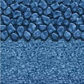 Ocean Blue Boulder Swirl/Boulder Beach/Stoney Bay Above Ground Liner