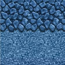 Ocean Blue Boulder Swirl/Boulder Beach/Stoney Bay Above Ground Liner