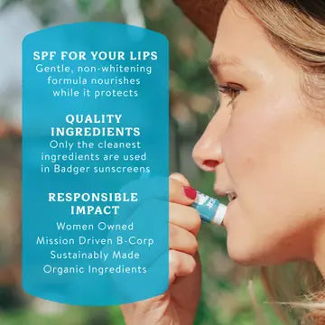 Badger Mineral Sunscreen Lip Balm Spf 15