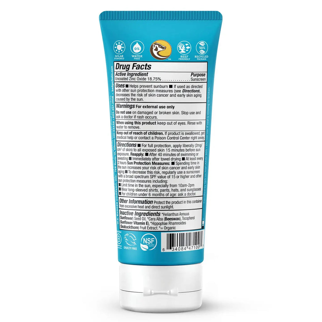 Badger Mineral Sunscreen Cream Spf 30